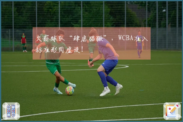 欠薪球队“肆虐猖獗”，WCBA准入标准形同虚设！